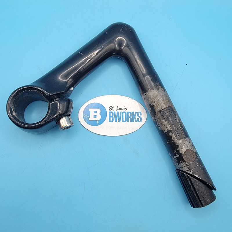 3ttt 1" (22.2mm) Quill Stem Black Alloy 110mm 25.4mm Clamp Made in Italy   a20