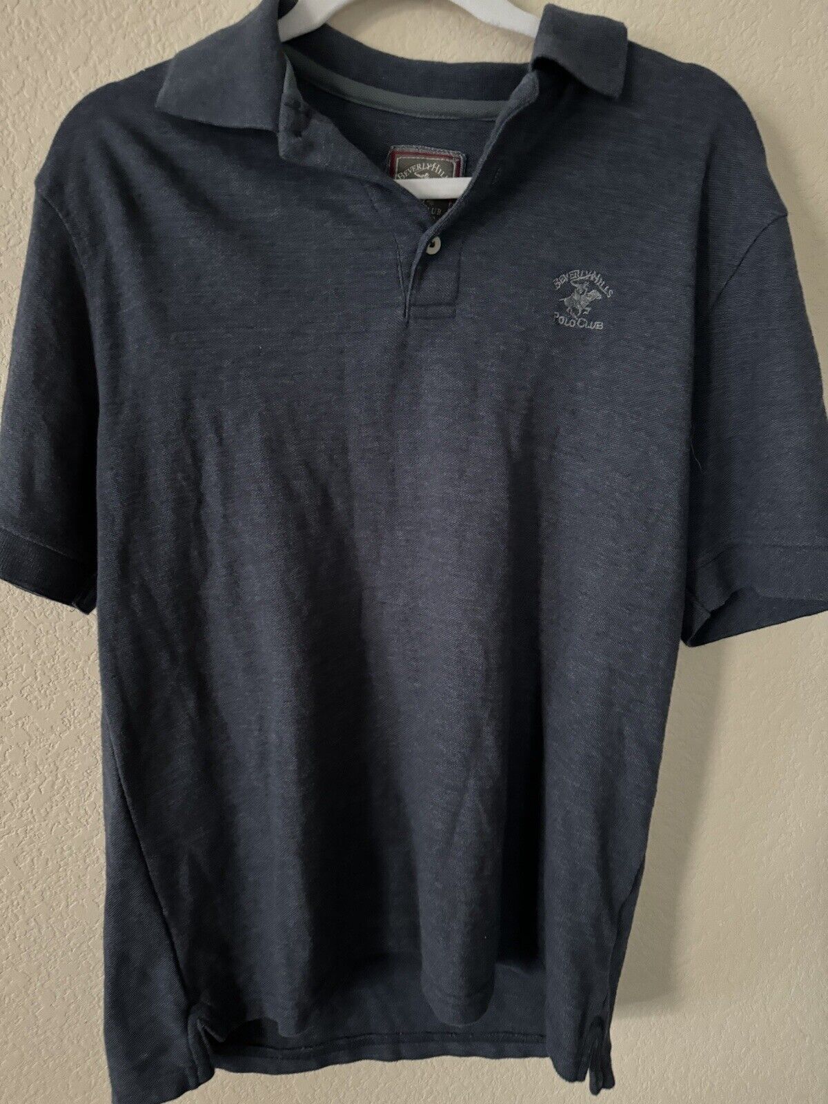 NWT Gray Beverly Hills Polo Club Modern Fit Polo Shirt Men’s Size Medium