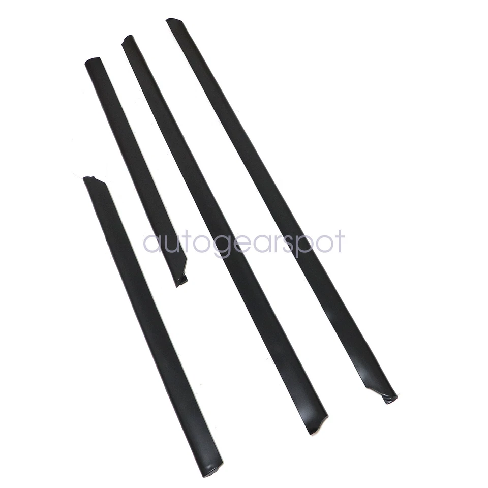 Se adapta a AUDI A4 Quattro 1996-01 NUEVO juego de 4 cubiertas molduras de puerta lateral inferior Foto 4 de 4