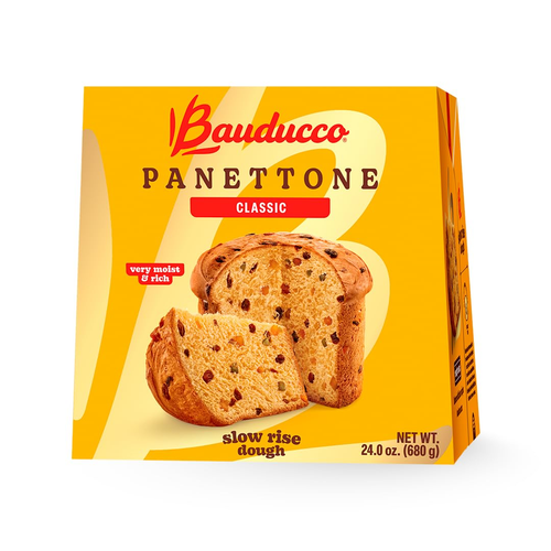 Panettone Clásico - Pastel de Navidad Húmedo y Fresco - Receta Tradicional Italiana con