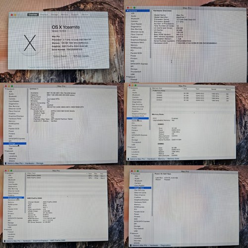 Mac Pro 2013 2.7GHz 12-Core 128GB RAM 1TB SSD AMD FirePro D300 - Picture 2 of 11