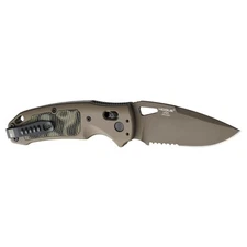 Hogue Sig Sauer K320 AXG Scorpion 3.5" Drop Point Blade Pocket Knife, FDE #36378
