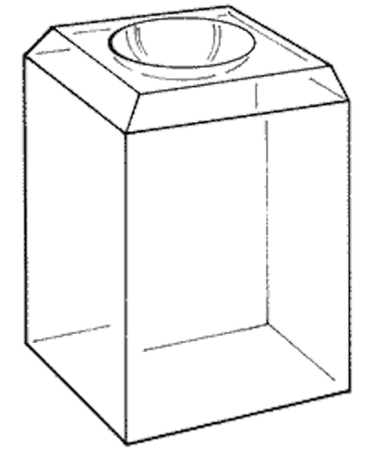 4 PANTALLAS DE PEDESTAL CON HOYUELOS ALTOS (#5F22) - Imagen 2 de 2