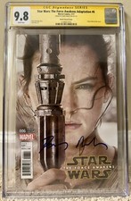 Star Wars: Force Awakens #6 Movie Variant cover CGC 9.8 Signed by Daisy Ridley