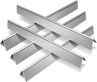 EASYLIFE-HOME 5 Stainless Steel Flavorizer Bars 24.5" for Weber Genesis BBQ Grill 7539 7540