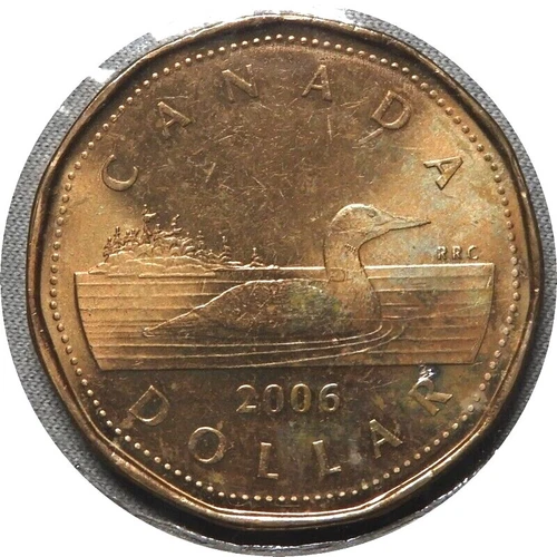 elf Canada 1 Dollar 2006  Loon  Bird