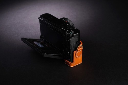 Real Leather Half Camera Case Bag Cover for SONY RX100 VII Mark VII M7 VI M6 - Picture 35 of 47