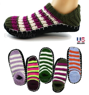 knit house slippers