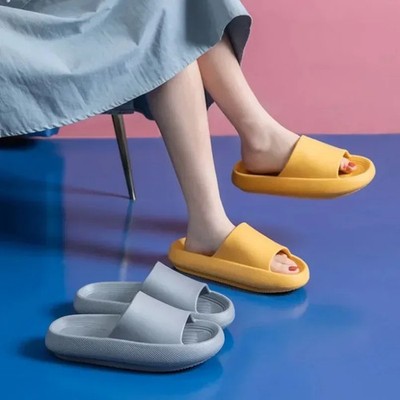Plus Size Large House Slipper Men Male Cloud Sandals Summer Flip Flops Beach Sli