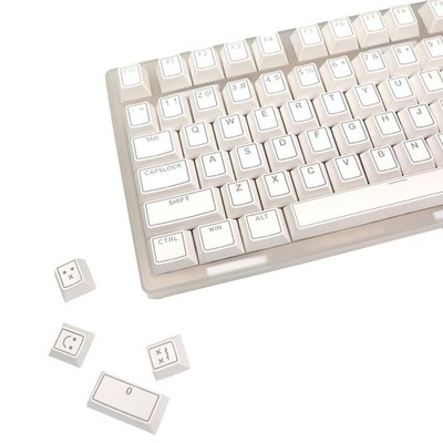 142-Key Mechanical Keyboard Keycaps PBT+PC Double-Shot OEM Profile RGB MX