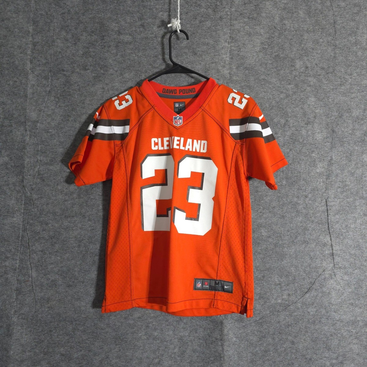 Cleveland Browns Joe Haden #23 NFL Nike Jersey Orange Kids Size