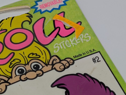 Pegatinas Trolls de Neón de Colección por Mello Smello NUEVAS Y2K 90 Hechas en EE. UU. Coleccionables - Imagen 4 de 5