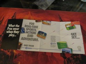 Jaleco NES Promo Insert Nintendo Jaleco (Manual) GOAL! Bases Loaded RoboWarrior