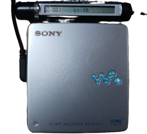 SONY Portable MD Player MZ-EH50 Silver Hi-MD Walkman Japan