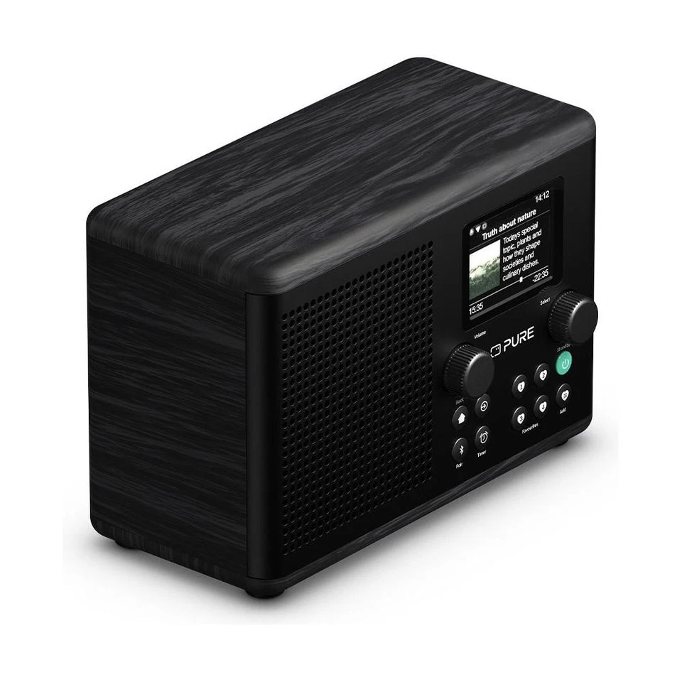 Pure Radio CLASSIC H4I Schwarz Esche 254585 - Bild 4 von 4