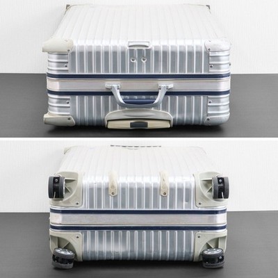Rimowa Silver Integral 104L Silver 4-wheels Carry Case Suitcase