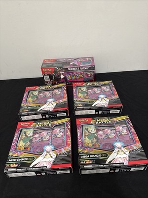 Pokémon TCG Mega Diancie ex Deck- Lot  4 Pokemon Trainers Toolkit New Pokemon