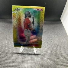 2023 Leaf Vivid Corbin Carroll Refractor 10/10 Arizona Diamondbacks #10