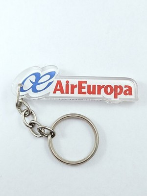 Schlüsselanhänger Air Europa Cie Aérienne Espagnole Vintage Logo 2000er