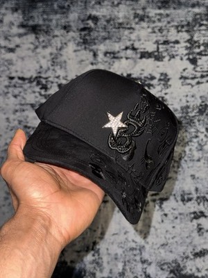 Barbas Hats B-Star Graffiti black snapback cap Adjustable Black