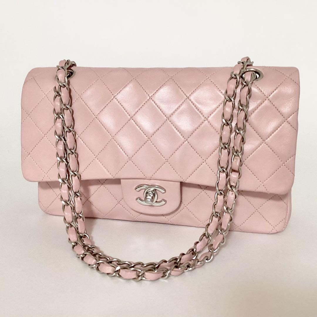 Chanel Matelasse W-Flap Shoulder Bag with W-Chain
