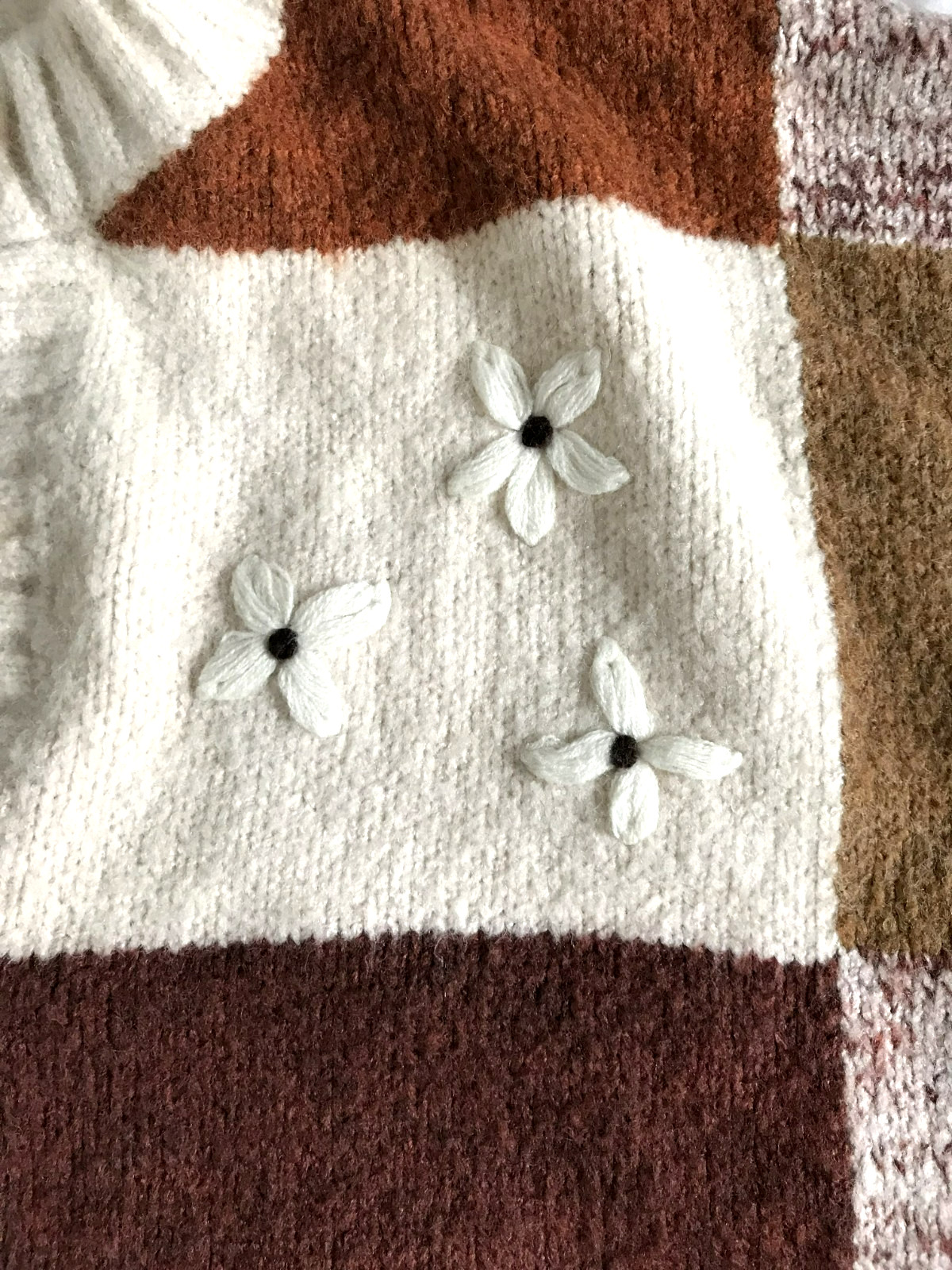 Luna Ivy Gramacore Cardigan Chunky Cottage Floral… - image 3