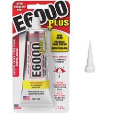 E6000 Plus Craft Glue and Original Snip Tip Nozzle Fabric,Wood, Jewellery, Glas