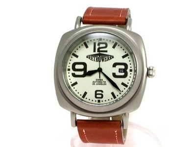 RETROWERK R-009 Stainless Steel Automatic White Dial 46mm 200M Men's watch