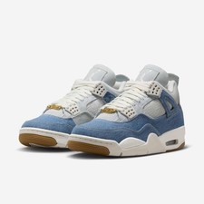 Size 5 - Air Jordan 4 Retro TEX Worn Blue Denim W for sale online