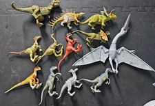 Jurassic Park World Dinosaur Lot of 12 Toys Figures Dinosaurs T Rex Raptor