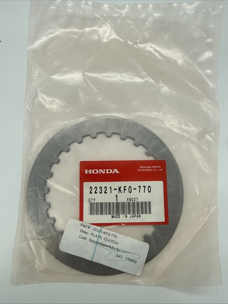 ストックのみ Genuine Honda 22321-KF0-770 Clutch Steel Plate CR125R XR250R