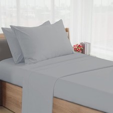Premium Egyptian Cotton 4 Piece Cot Sheet Set, 8" Deep Pocket Fitted, Sheets ...