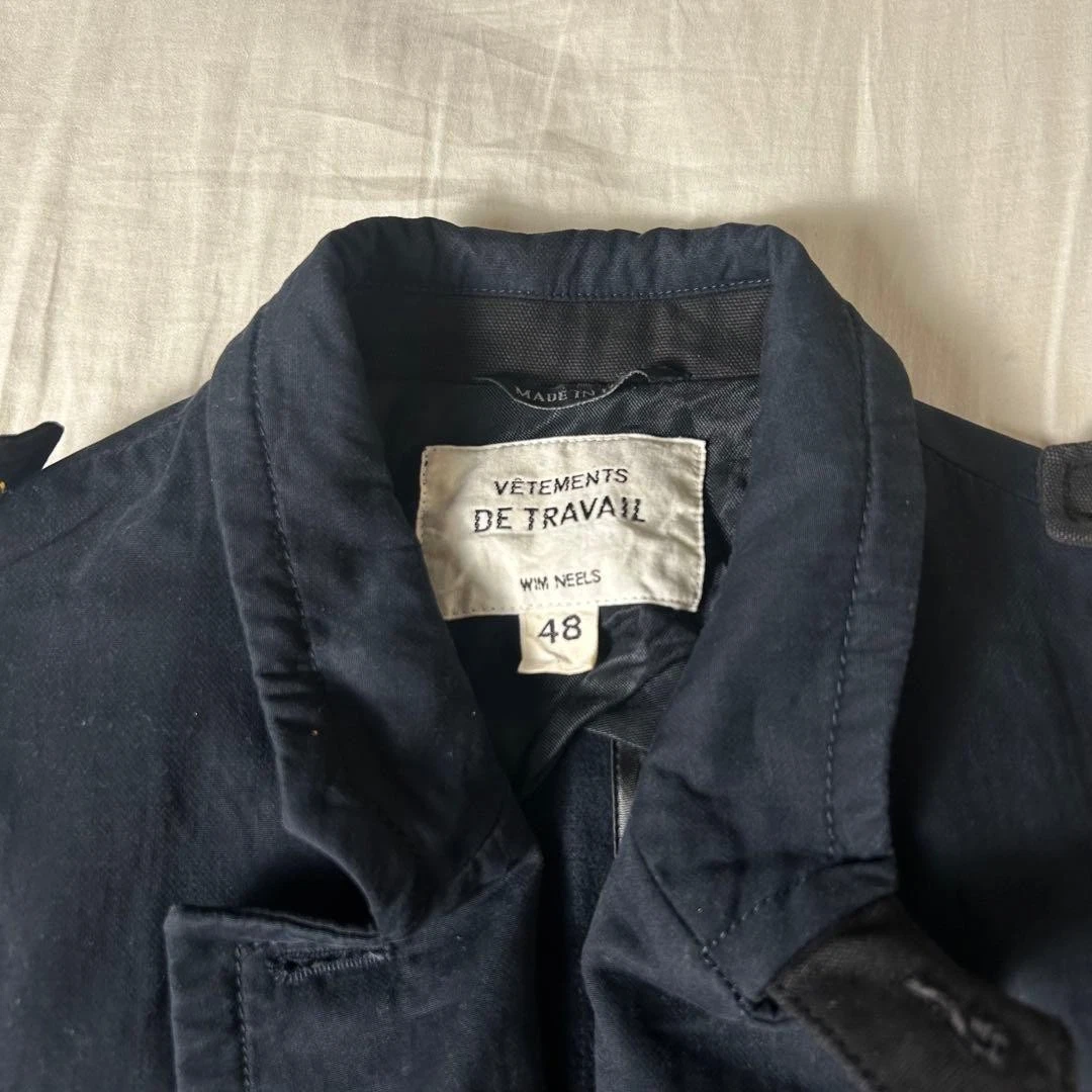 Vetements by Wim Neels Navy Napoleon Military Style Jacket Size 48 Designer image 3