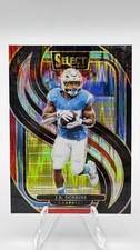 2024 Panini Select - Premier Level J.K. Dobbins #162 Black & Red Shock Prizm