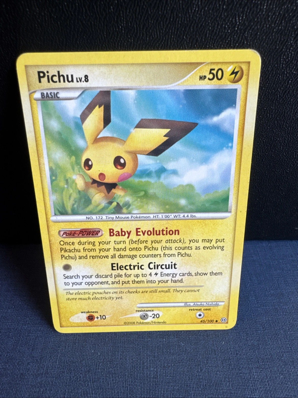 Pichu - 45/100 - Uncommon - Pokemon Stormfront - Lightly Played