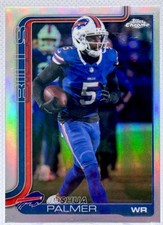 2025 Topps Chrome Football Joshua Palmer Buffalo Bills Refractor