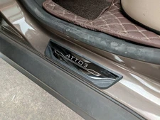 For BYD Atto 3 2025 Accessories Door Sill Protector Scuff Plate Guard Cover Trim