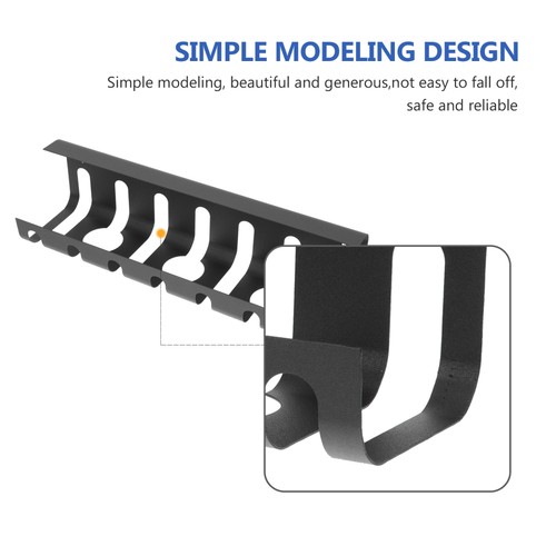 Cable Storage Bracket Office Cord Organizer Under Desk Management - Afbeelding 4 van 12