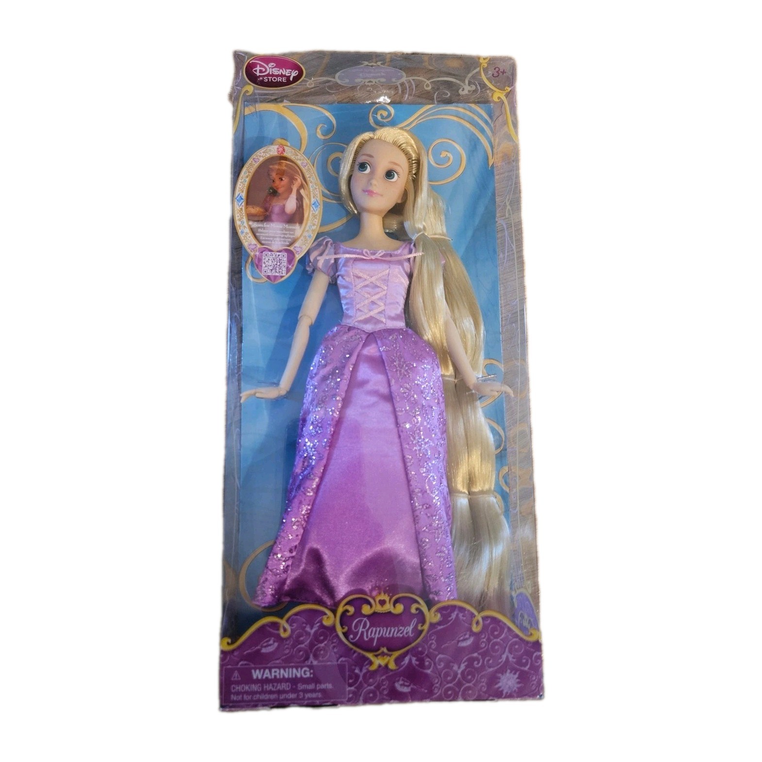 Disney Store Rapunzel Doll Tangled  New in Box Princess