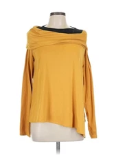 Post Card Women Yellow Long Sleeve Top L
