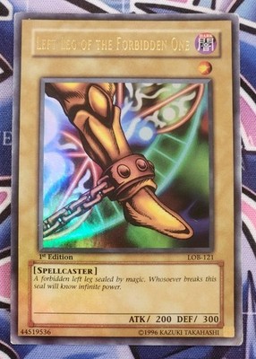 Yugioh Linkes Bein des Verbotenen LOB-121 1. Auflage Ultra Rare Asiatisch Englisch 