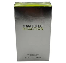 Kenneth Cole Reaction Cologne 3.4 oz / 100 ml EDT Spray for Men - SEALED