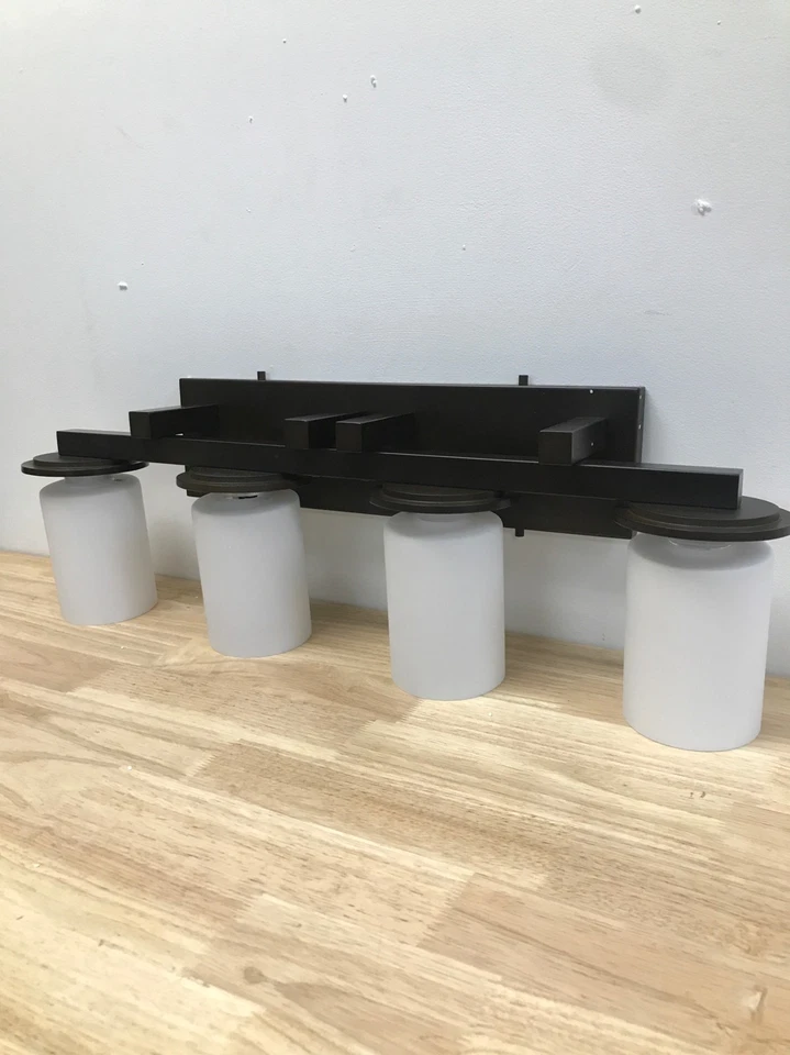 Светильник Justice Design FSN-8774, абажуры из семенного стекла, темная бронза - Изображение 2 из 4