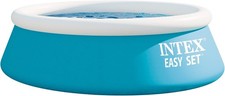 Intex 6ft x 20in Easy Set Inflatable Outdoor Kids Swimming Pool
