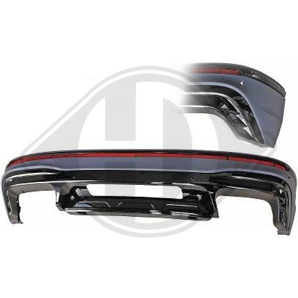 1X StoßFäNger Diederichs 2257355 Hd Tuning FüR Vw Hinten-image