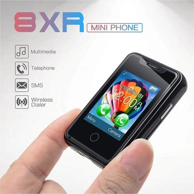 Mini Super Small Mobile phone 1.77 inch Touch Screen 2G GSM Single SIM US