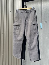 Carhartt Relaxed Fit Cargo Pants Gray Canvas Cotton