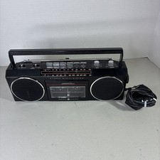 Vintage GE General Electric AM/FM Stereo Radio 3-5282B BoomBox Read Desc 