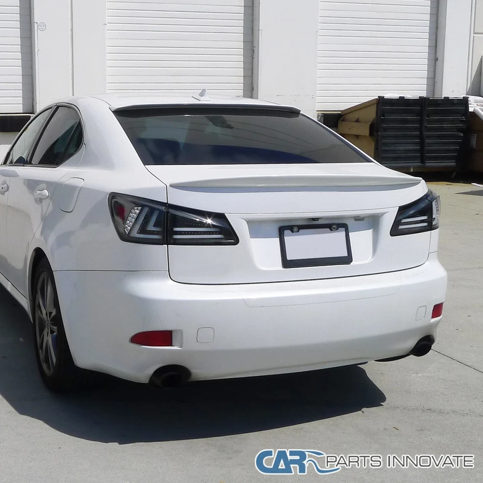 Black Fits 2006-2008 Lexus IS250 IS350 08-13 IS F LED Tail Lights Brake Lamps - Imagem 4 de 4