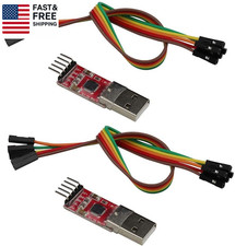 2PCS Mini USB 2.0 to TTL Converter Serial Module Adapter UART Downloader 3.3V/5V